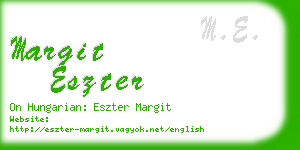 margit eszter business card